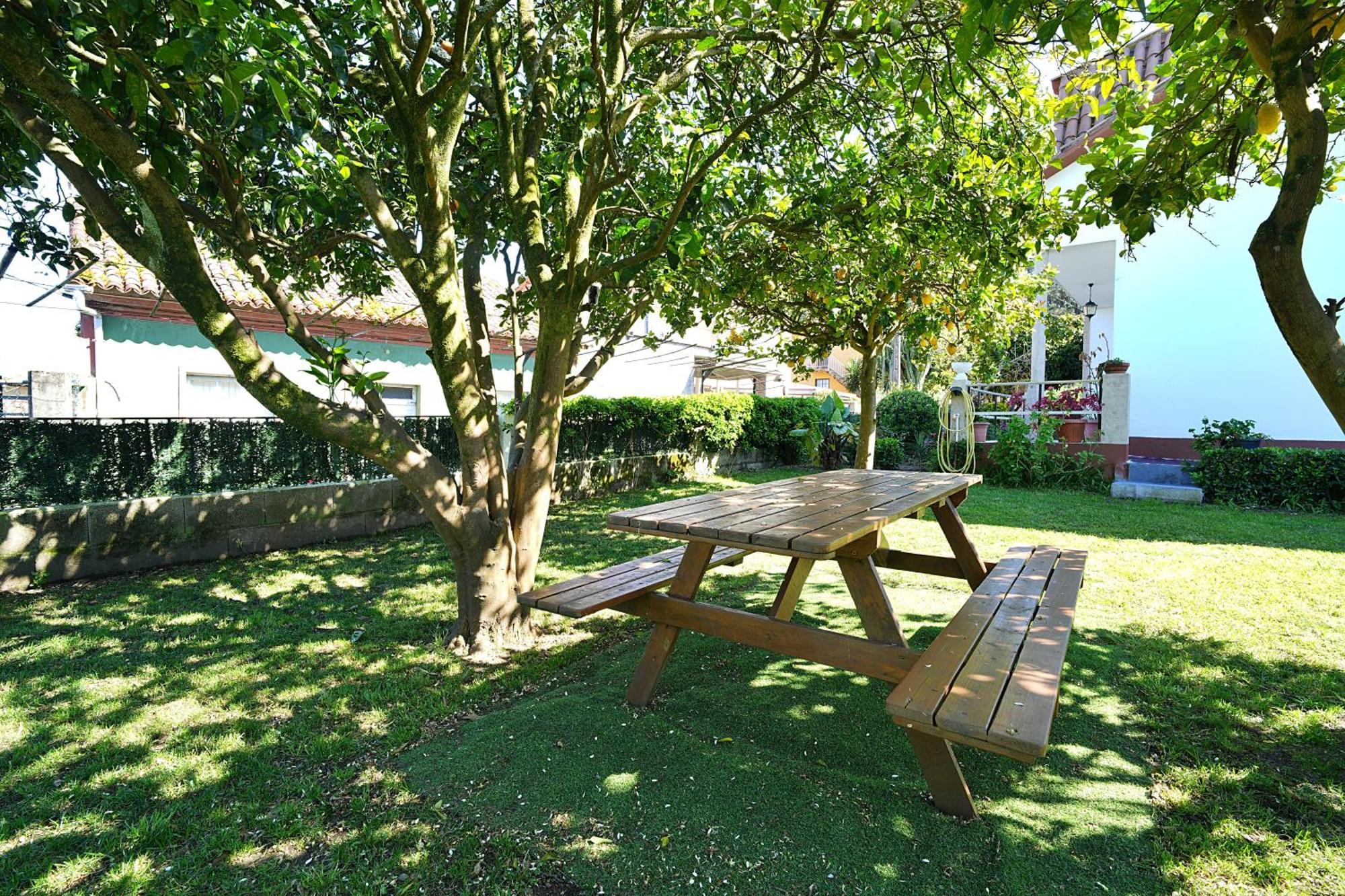 Casa Con Jardin En Vilanova De Arousa Понтеведра Экстерьер фото