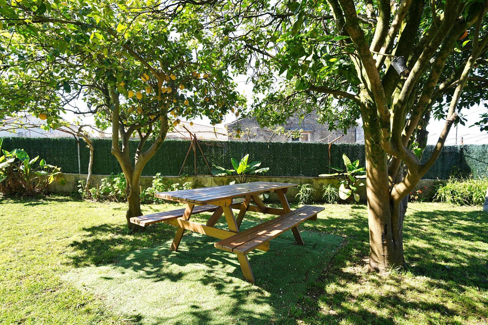 Casa Con Jardin En Vilanova De Arousa Понтеведра Экстерьер фото