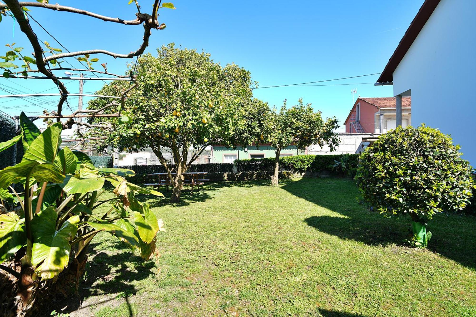 Casa Con Jardin En Vilanova De Arousa Понтеведра Экстерьер фото