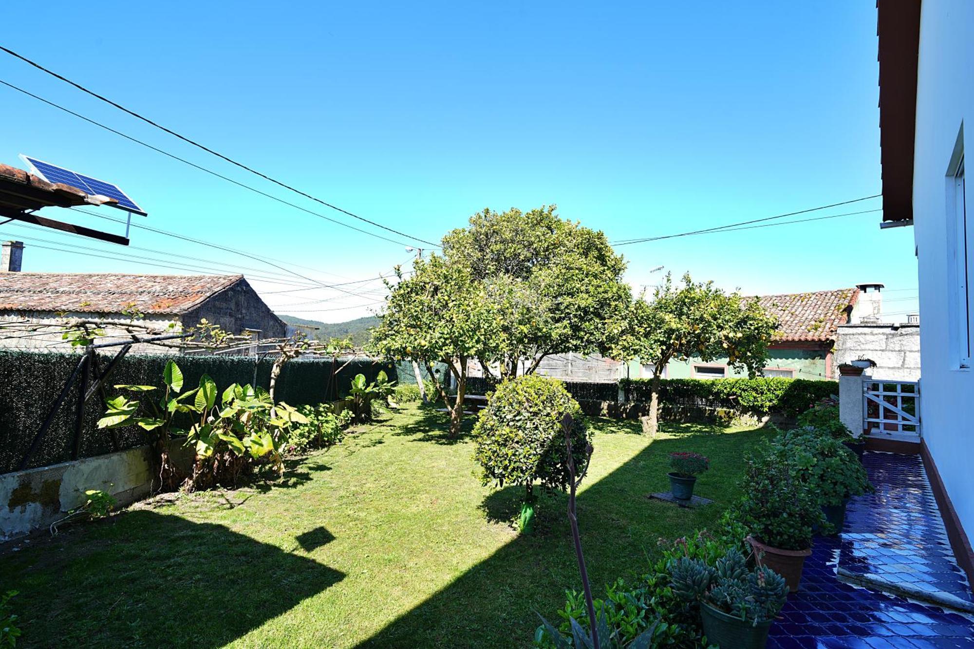 Casa Con Jardin En Vilanova De Arousa Понтеведра Экстерьер фото